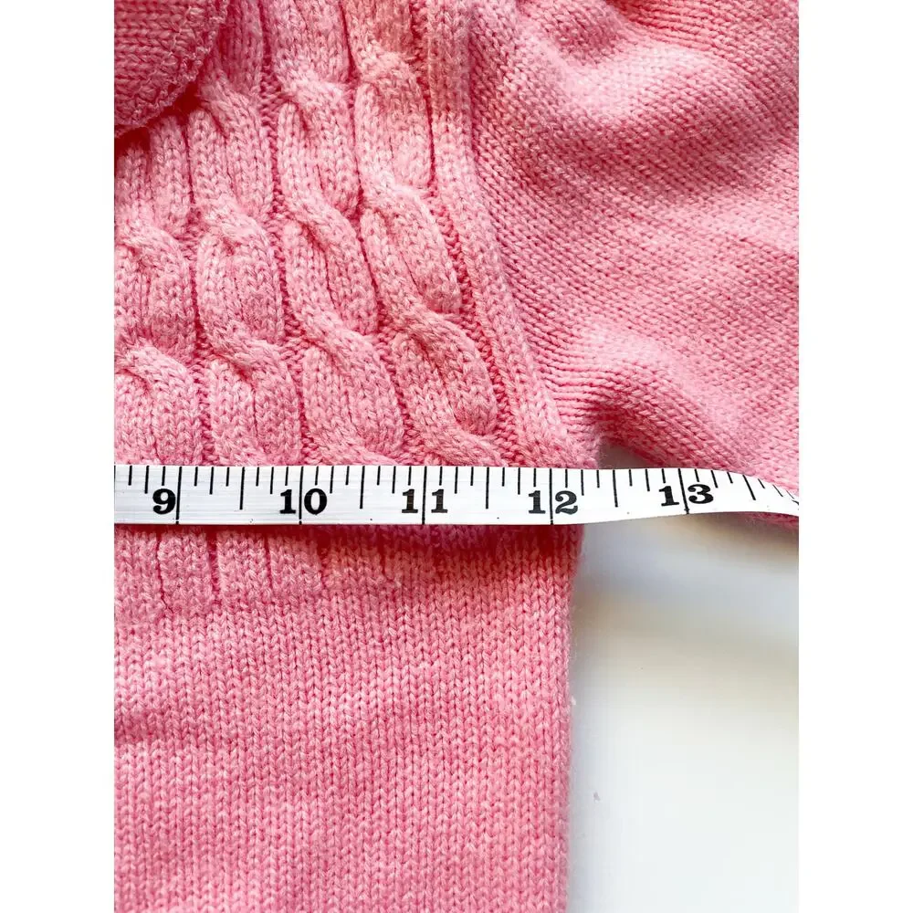 Toddler Girl's Vintage Pink Cardigan Sweater Size Small